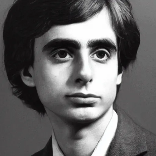 Image similar to extremely detailed photo of young carl sagan, detailed face