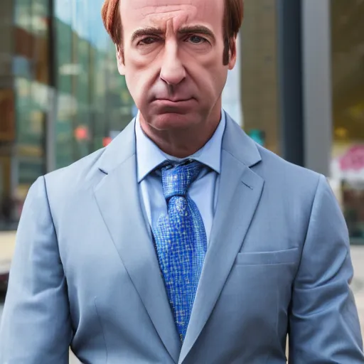 Image similar to super high quality saul goodman, realistic photorealistic high-resolution saul Goodman, very saul goodman, high def, saul, saul Goodman, better call saul, better call saul Goodman, 8k, 4k, professional, depth of field, sigma art 85mm f1.4, large sensor dslr, professional photo, saul goodman