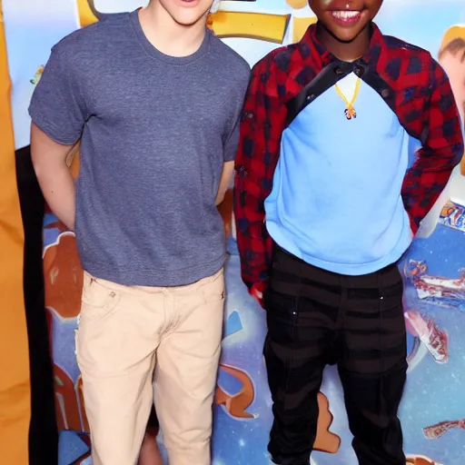 Prompt: henry hart and ray manchester from henry danger show