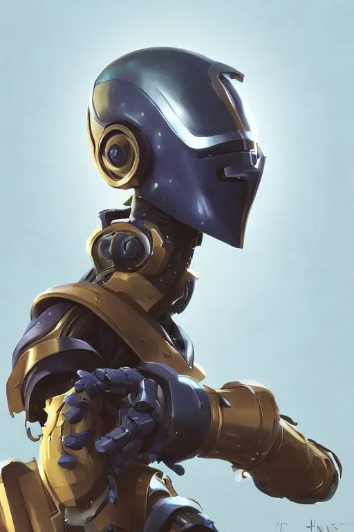 Image similar to epic mask helmet robot ninja portrait stylized as fornite style game design fanart by concept artist gervasio canda, behance hd by jesper ejsing, by rhads, makoto shinkai and lois van baarle, ilya kuvshinov, rossdraws global illumination radiating a glowing aura global illumination ray tracing hdr render in unreal engine 5