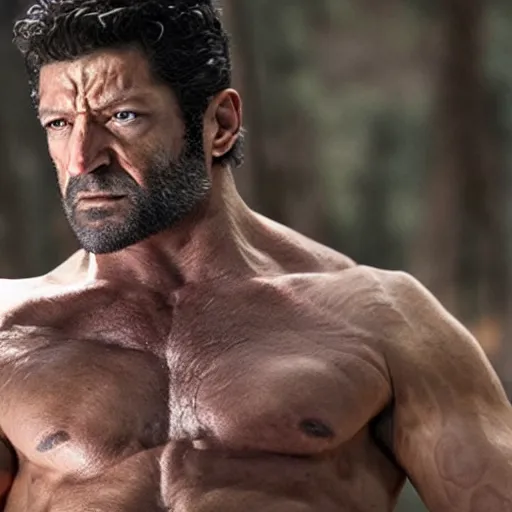 Image similar to Joe bernthal as wolverine 4K quality Super Realistic