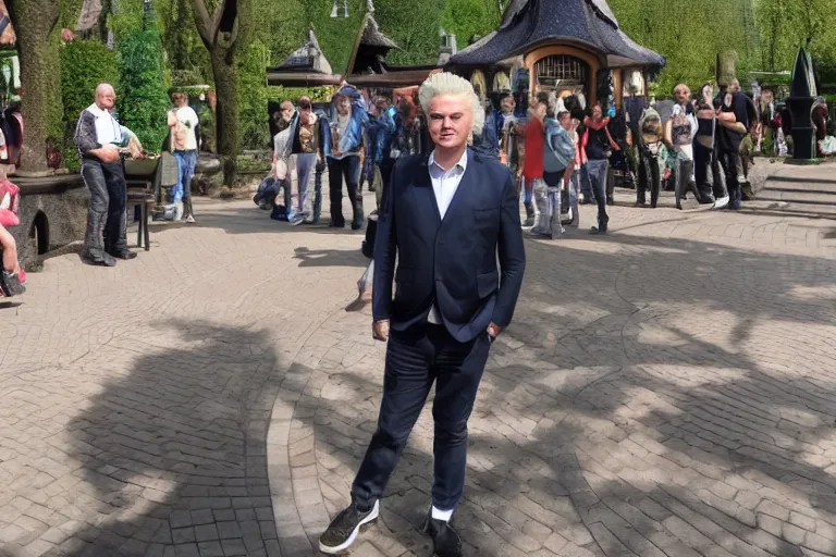 Image similar to geert wilders at the efteling