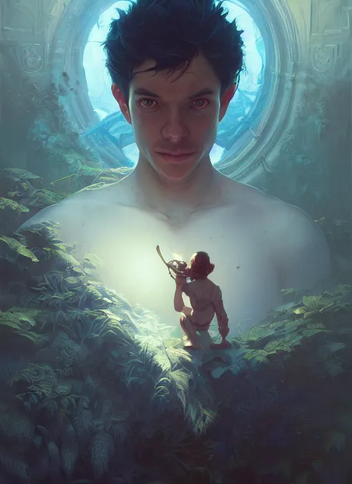 Image similar to highly detailed portrait of luis nazario de lima, stephen bliss, unreal engine, fantasy art by greg rutkowski, loish, rhads, ferdinand knab and lois van baarle, ilya kuvshinov, rossdraws, tom bagshaw, alphonse mucha, global illumination, detailed and intricate environment