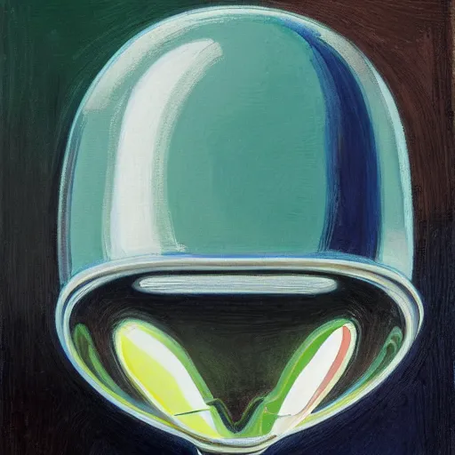 Image similar to alien by wayne thiebaud