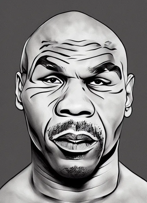 Prompt: a photorealistic portrait of mike tyson made of raw chicken