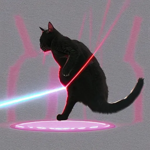 Prompt: “Cats with laser guns fighting in a sci fi realm, 8K, ultra realistic”