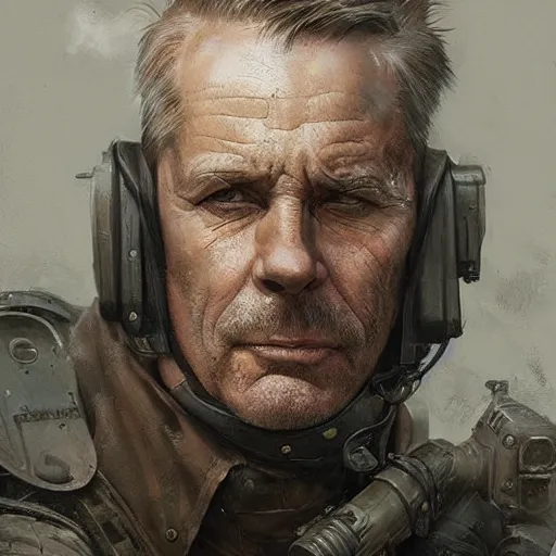 Prompt: portrait of a retired male teacher, epic, tragic, military art, fantasy, dieselpunk, hd shot, digital portrait, beautiful, artstation, comic style, by artgerm, guy denning, jakub rozalski, magali villeneuve and charlie bowater