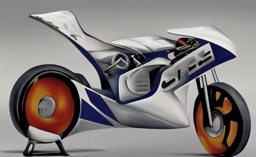 Image similar to 1 9 9 0 s yamaha race motorcycle concept art, art,