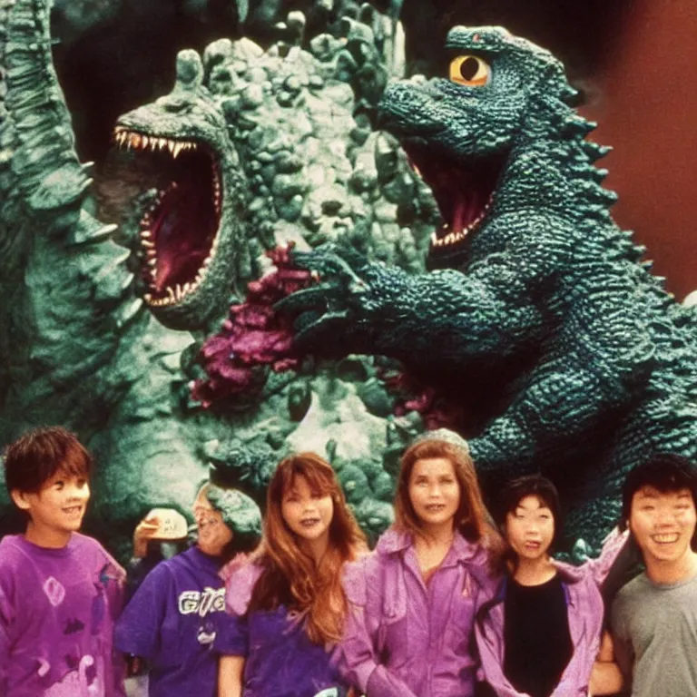 Image similar to Godzilla, Barney & Friends (1992)