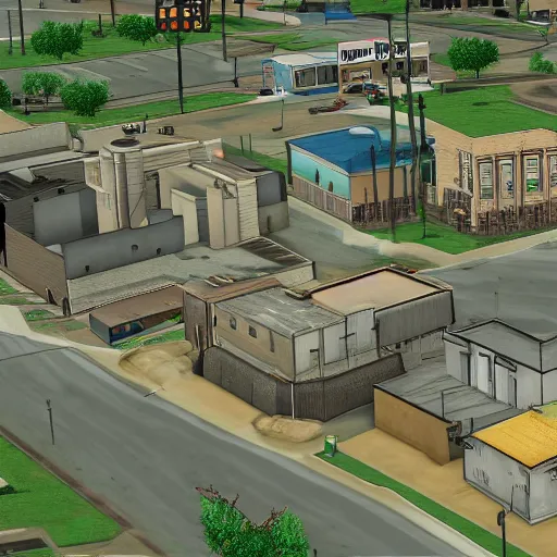 Image similar to pembroke pines florida in gta san andreas game high detail