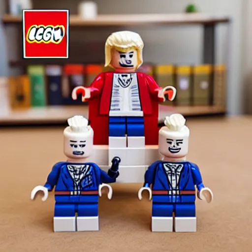 Image similar to Donald Trump lego set