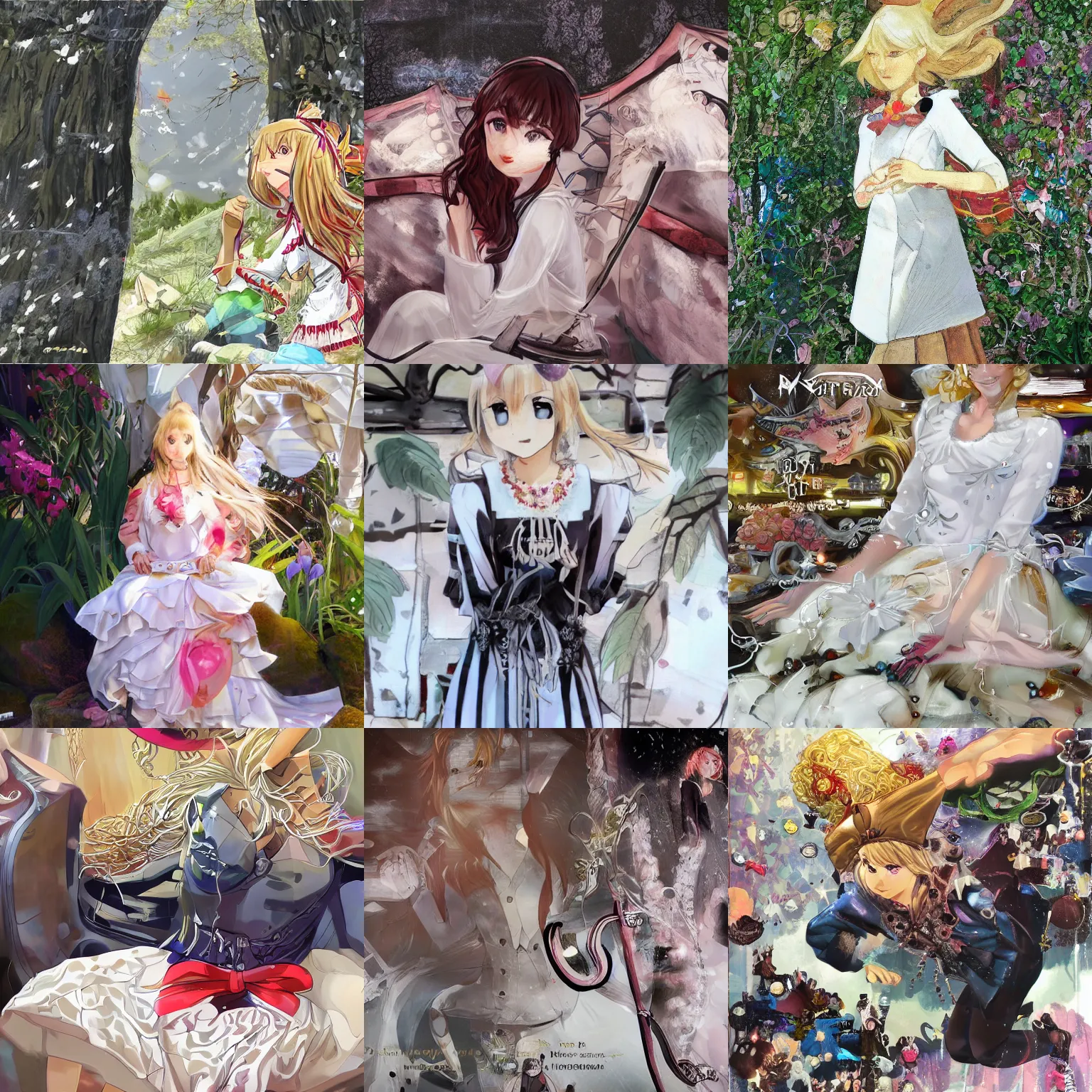 Prompt: marin kitagawa fanart, marin kitagawa, My Dress-Up Darling, blond anime high school female with pink eyes, dressed in white shirt and skirt, ornate, digital art, cute smile, digital painting, fan art, elegant, full-size, pixiv, by CloverWorks, by MAPPA, by Studio Ghibli