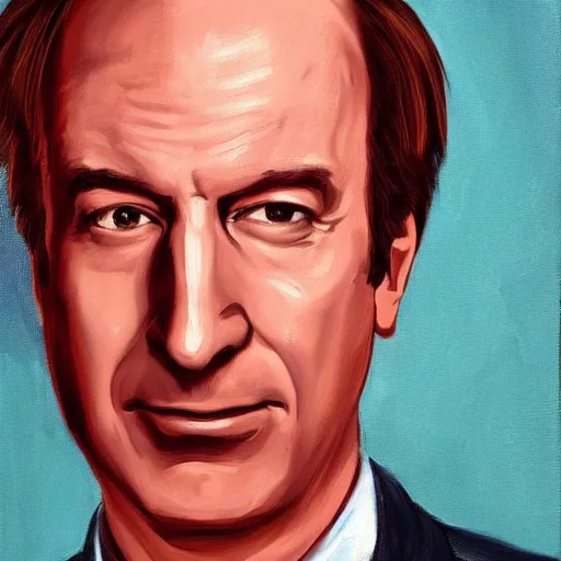 Image similar to bob odenkirk as saul goodman, painting by raphael