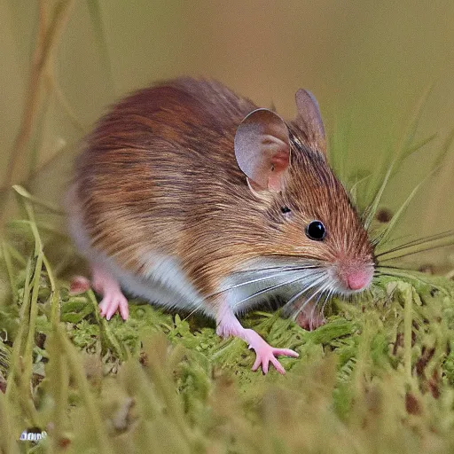 Prompt: field mouse, by cecily mary barker