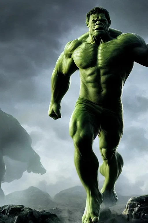 Prompt: chadwick booseman dressed like the hulk, 8 k, hdr, great light, by greg rutkowski and annie leibowitz