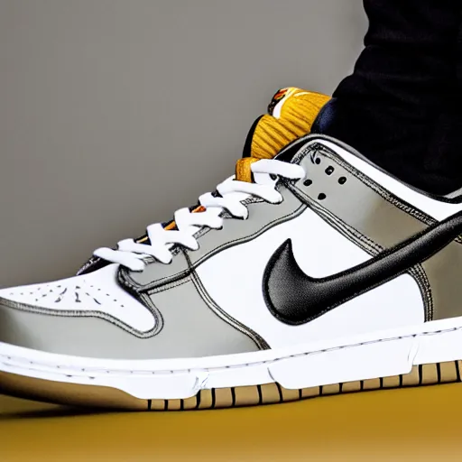 Image similar to nike dunk sneakers press photograph