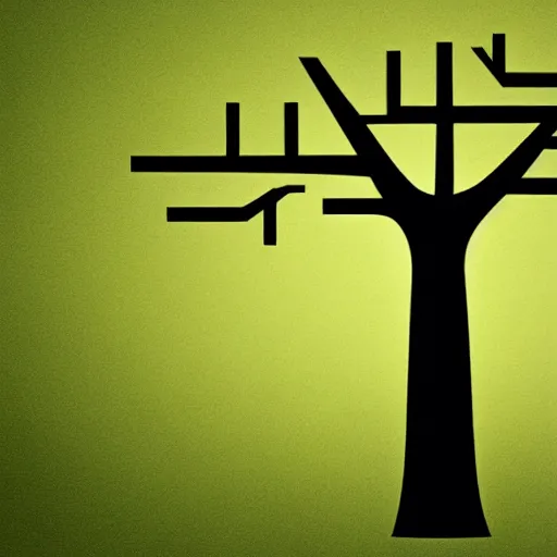 Image similar to elegant modern logo of a tree