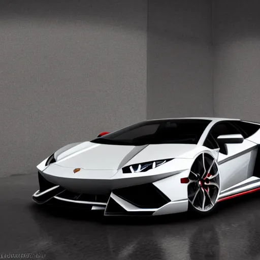 Prompt: a 2020 Lamborghini pickup, photorealistic, 4K, HDR