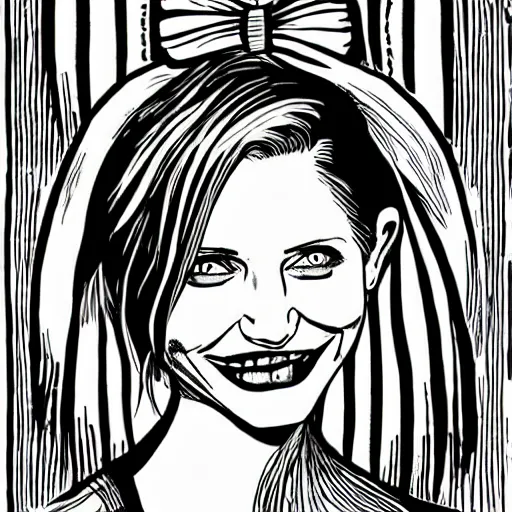 Image similar to mcbess illustration of cameron diaz at the met gala