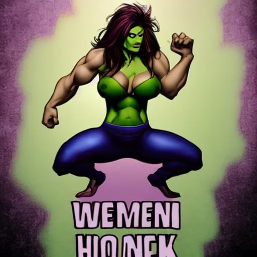 Image similar to women hulk