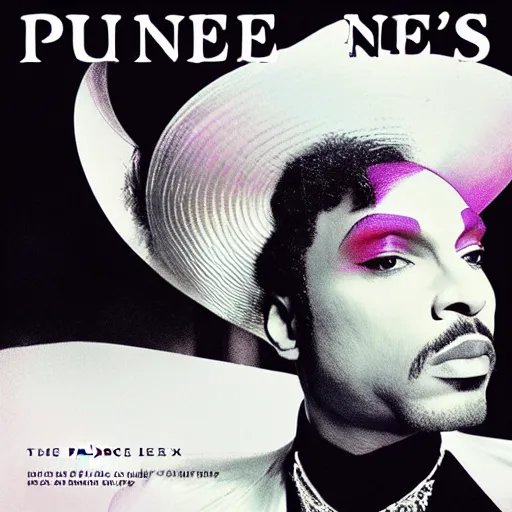 Prompt: the cover artwork for Prince’s next album