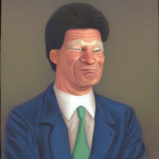 Prompt: portrait of a man that look exactly like Home Simpson would do if he was a real person