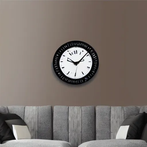 Prompt: close up of high quality wall clock, ultra realistic, 4k,