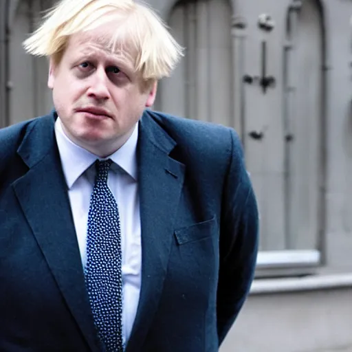 Prompt: movie scene boris johnson in kgb uniform, photorealistic, highly detailed 8 k