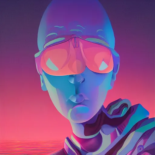 Image similar to steven universe, colourful breathtakingly weird beautiful powerful magical wonderfully majestic beautifully quirky incredibly cool character by michael whelan, moebius, beeple, dan mcpharlin, pascal blanche, symmetrical, serene expression, magical stormy reflections, smoke on water, sat down, 8 k artstation