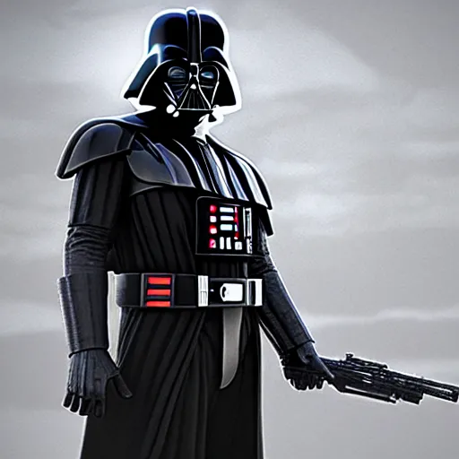 Prompt: Darth Vader in Call of Duty black ops, highly detailed, high quality, HD, 4k, 8k, Canon 300mm, professional photographer, 40mp, lifelike, top-rated, award winning, realistic, sharp, no blur, edited, corrected, trending