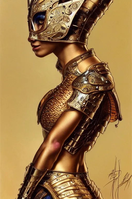 Image similar to body portrait of anthropomorphic cat princess wearing beautiful armor, by terry o'neill intricate, elegant, highly detailed, digital painting, glistening skin, artstation, concept art, smooth, sharp focus, natural lighting, bright colors, natural, illustration, art by artgerm and greg rutkowski and alphonse mucha, 8 k