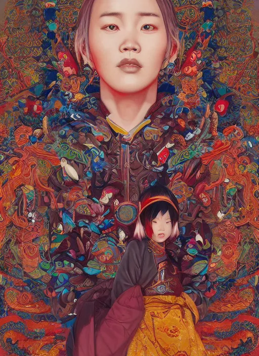 Image similar to yunnan people : : by martine johanna and simon stalenhag and chie yoshii and casey weldon and wlop : : ornate, dynamic, particulate, rich colors, intricate, elegant, highly detailed, centered, artstation, smooth, sharp focus, octane render, 3 d