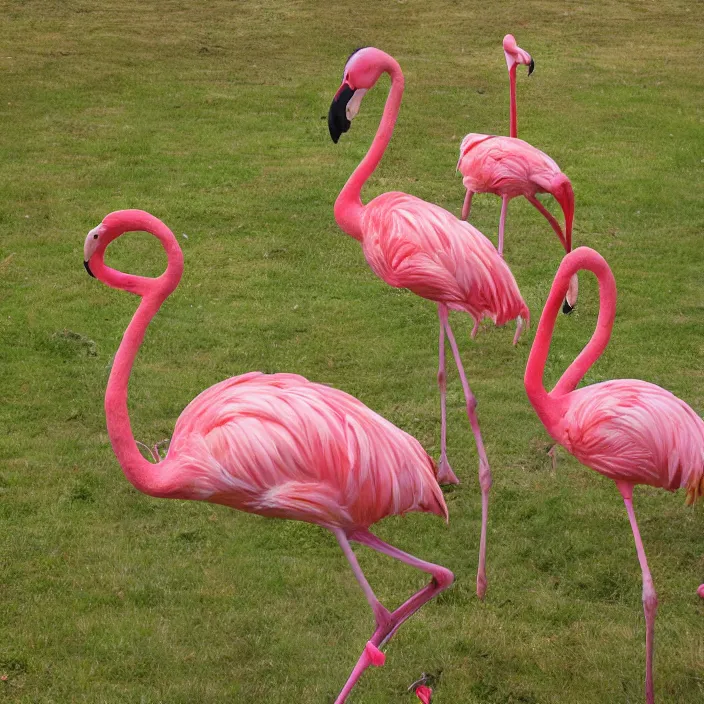 Image similar to flamingo lawn monsters at vanvcouver,british columbia,canada