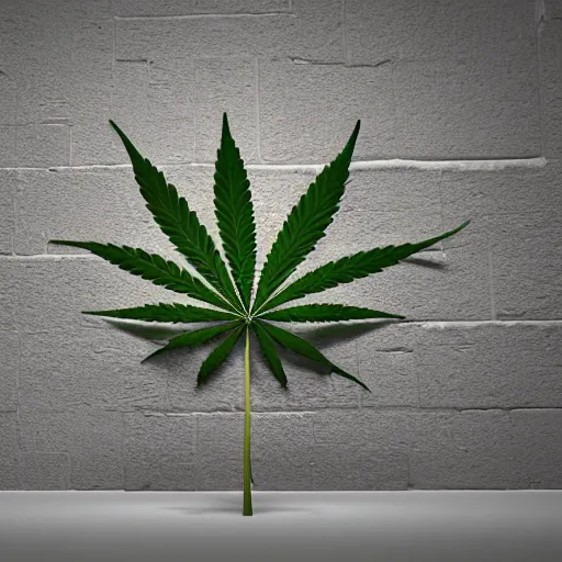 Prompt: a brick made out of cannabis marijuana, beautiful, octane render, nug pic, ray tracing, 8 k, unreal engine 5