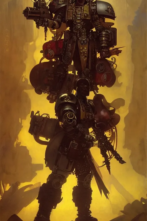 Image similar to full character portrait max mad cyberpunk warhammer 4 0 k, medic sapper not the pietra character design, painting by gaston bussiere, katsuya terada, wyeth, greg rutkowski, craig mullins, ( ( ( ( ( vermeer ) ) ) ) ), frank frazetta, mucha, tom of finland, trending on artstation