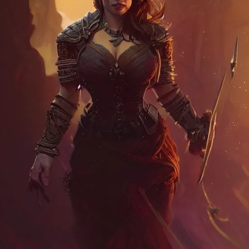 Prompt: Hayley Atwell as a character in Diablo 3, gorgeous, beautiful, intricate, highly detailed, digital painting, artstation, oppressive lighting, concept art, sharp focus, illustration, art by greg rutkowski and alphonse mucha