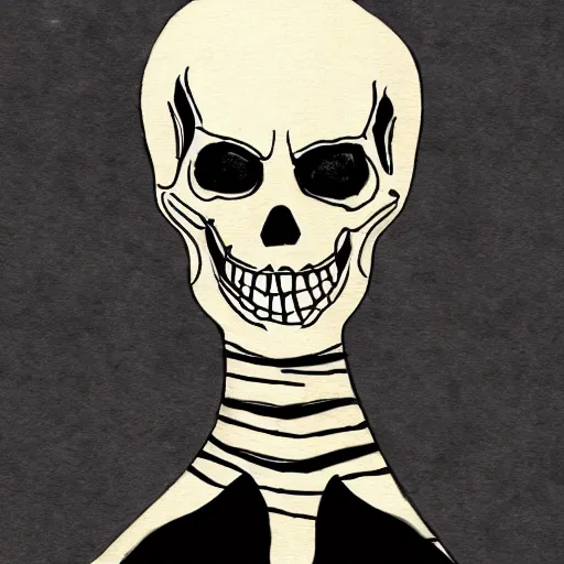 Image similar to spooky scary skeletons