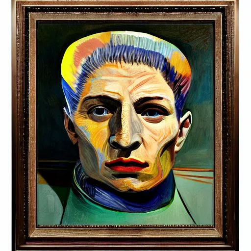 Prompt: Intricate five star Shark Facial portrait by Pablo Picasso, oil on canvas, high detail, matte finish, high contrast, 3d depth, masterpiece, vivid colors, artstationhd