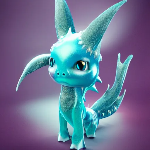 Image similar to a humanoid vaporeon, 8 k, high detail