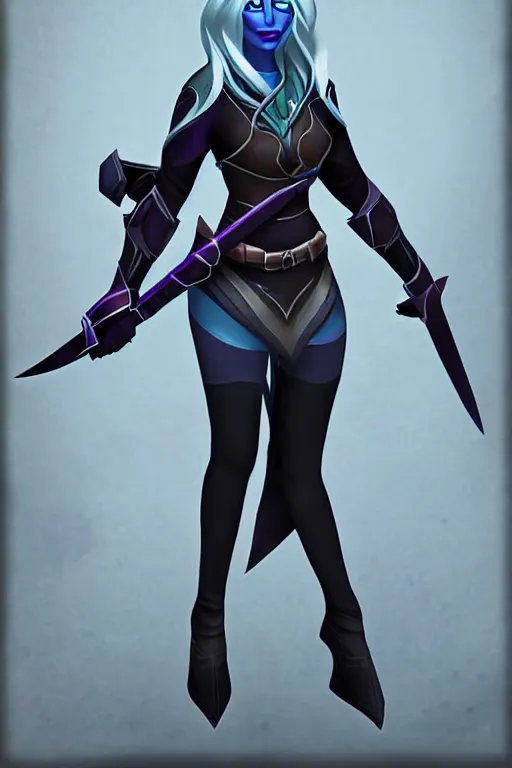 Image similar to Drow Ranger, dota 2,