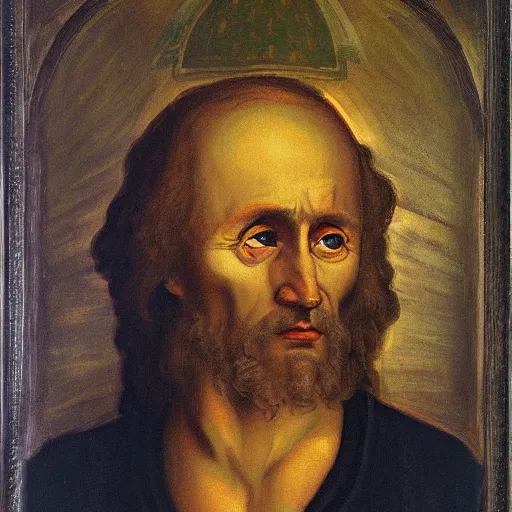 Image similar to vision of ezekiel with vladimir putin, portrait