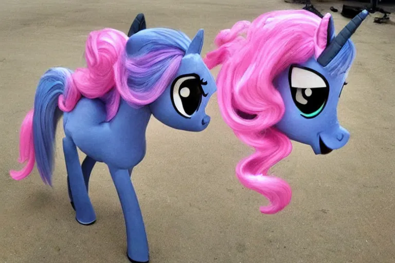 Prompt: my little pony in the taliban