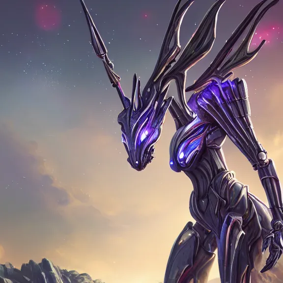 Prompt: extremely detailed ground shot of a giant beautiful stunning goddess 1000 meter tall anthropomorphic hot robot mecha female dragon, silver sharp streamlined armor, detailed head, sharp claws, glowing Purple LED eyes, sitting elegantly om a mountain, behind a tiny village the size of her foot, micro pov, dragon art, warframe fanart, Destiny fanart, macro art, giantess art, furry art, furaffinity, high quality 3D realism, DeviantArt, Eka's Portal, HD