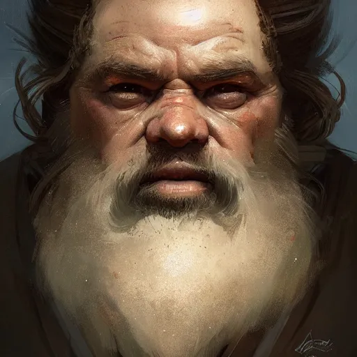 Image similar to a portrait of dwarf, intricate, headshot, highly detailed, digital painting, artstation, concept art, sharp focus, cinematic lighting, illustration, art by greg rutkowski, cgsociety