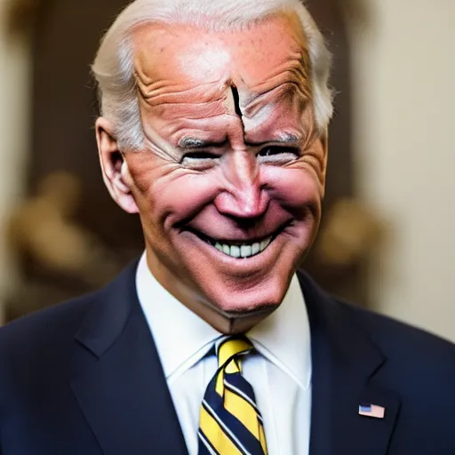Image similar to Joe Biden as big chungus