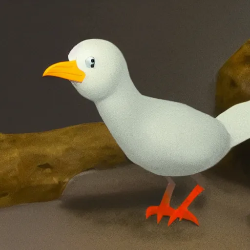 Prompt: Spurlybird by Rankin/Bass animation studios, Hobbit