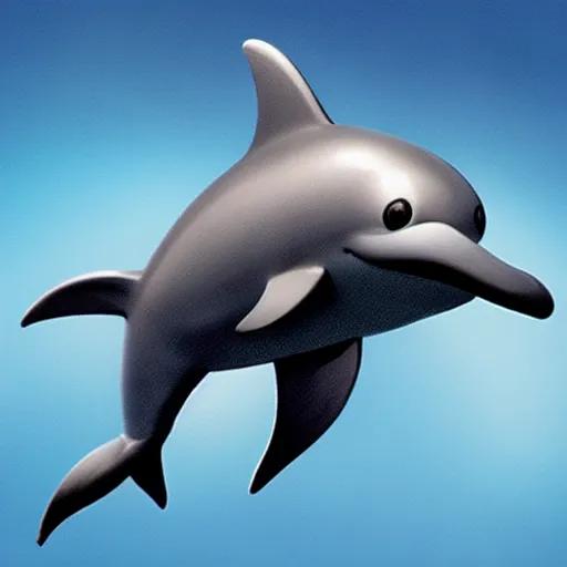 Image similar to dolphin headshot pixar