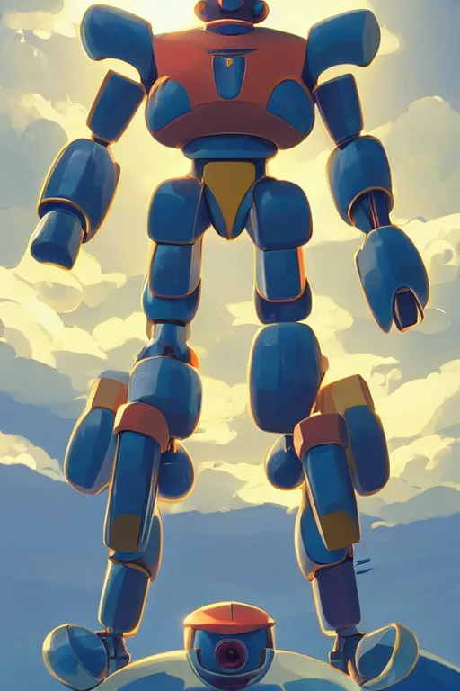 Image similar to metabots medabots medarotto medarot robot minimalist comics, behance hd by jesper ejsing, by rhads, makoto shinkai and lois van baarle, ilya kuvshinov, rossdraws global illumination ray tracing hdr radiating a glowing aura