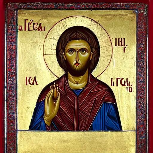 Image similar to portrait of a sloth, ancient byzantine icon, roman catholic icon, saintly, orthodox