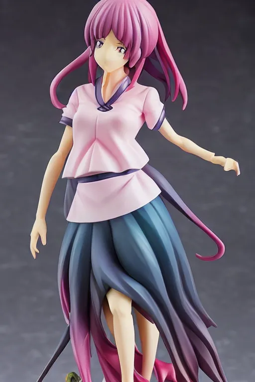 Prompt: figurine of cosmic horrors wearing an elegant summer blouse, personification, official store photo, commercial photo, featured on amiami, 8 k, 8 5 mm, beautiful composition